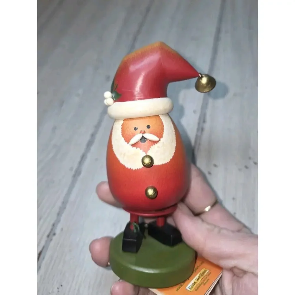 Kathe Wohlfahrt Duftl Mannchen SMOKY SANTA Incense Smoker German NWT